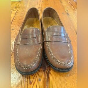 Cole Hahn Men’s EUC Douglas Brown Leather Penny Loafers 9.5 M 01462